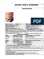 Curriculum Vitae & Studiorum: Identification