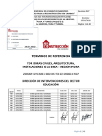 TDR Requerimiento de Empleados