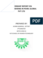 Internship Report On Merchandising in Pearl Global PVT LTD