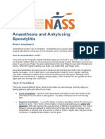 Anaesthesia Factsheet 1