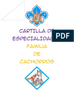 Cartilla de Especialidades de Cachorros