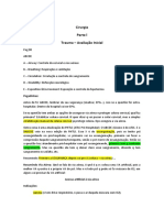 Cirurgia Parte L Trauma - Avaliação Inicial