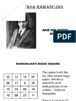 RAMANUJAN Magic Square