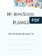 Homeschool Planner Binder Printable