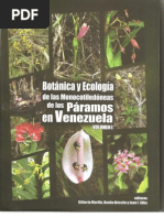 Botánica y Ecología de Las Monocotiledóneas de Los Páramos en Venezuela (Contenido y Presentación)