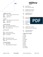 Headway 5e Beg Audioscript