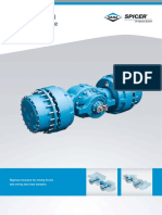 Model 35R68 (14D) Rigid Planetary Axle: Rigorous Structure For Mining Trucks and Mining Load Haul Dumpers