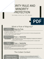 Majority Rule and Minority Protection