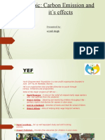 Presentation On Carbon Emission and Its Effects