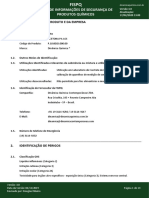 Ficha de Informações de Segurança de Produtos Químicos: 1. Identificação Do Produto E Da Empresa