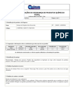 Fispq: Ficha de Informações de Segurança de Produtos Químicos