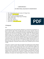 Career Episode 1 Design and Static Structural Analysis of Ic Engine Piston