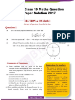 ICSE Class 10 Maths Question Paper Solution 2017