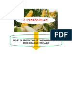 Business Plan Farine de Maïs Panifiable