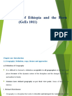 Geography of Ethiopia and The Horn