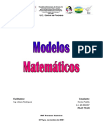 Modelos Matemáticos