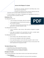 Overview of The Philippine Tax System Taxation