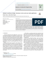 WK1 Optimal Warehouse Design Literature Review and Case Study Application