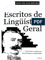 Escritos de Linguística Geral