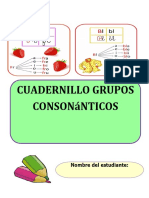 Cuadernillo Grupos Consonanticos