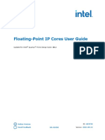 Floating-Point IP Cores User Guide: Updated For Intel Quartus Prime Design Suite: 20.1