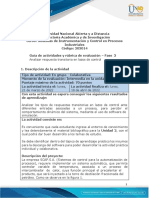 Guía de Actividades y Rúbrica de Evaluación - Unidad 2 - Fase 3 - Analizar Respuesta Transitoria en Lazos de Control