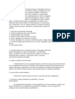 Identificação de Necessidades Dos Usuários e Requisitos de IHC (Atividade)