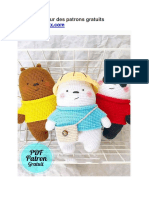 Ours de Glace Avec Des Tenues Amigurumi PDF Modele Gratuit