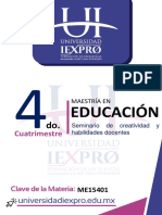 7 Antología Seminario de Creatividad y Habilidades Docentes.