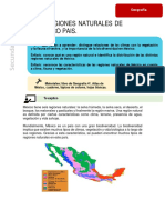 Las Regiones Naturales de Nuestro Pais