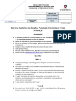 Exercícios Técnicas Projetivas