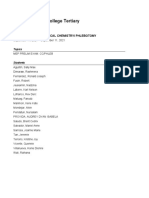 Mep Prelim Exam - Clinical Chemistry - Phlebotomy