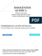 Termogénesis Química