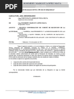 Carta N°051 - 2021 - MDM - Residente-Conformacion de Comite