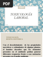 Toxicología Laboral - I 2