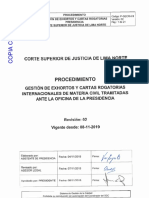 P-GECRI-01 Gestión de Exhortos y Cartas Rogatorias