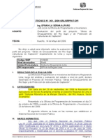 Informe de Encausamiento de Rio Supe