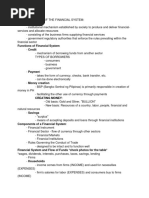 Basic Elements of The Financial System