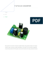 5v To 12v Step Up DC