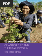 Of Agriculture and The Rural Sector in The Philippines: Country Gender Assessment