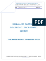 6 - Manual de Garantía de Calidad Laboratorio Clínico