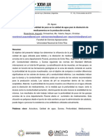 Influencia Profundidad Pozo en Calidad de Agua en Avícola