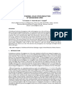 Carbothermal Solid State Reduction of Ma