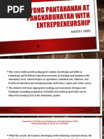 Module 1 EPP With Entrepreneurship