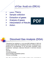 Dissolved Gas Analysis (DGA) : Basic Theory Sample Collection Extraction of Gases Analysis of Gases Action