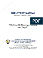 Employees' Manual: "Helping The Country, Helping Our People"