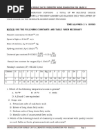 Directions: This Examination Contains A Total of 80 Multiple Choice