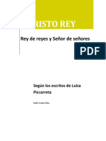 Rey de Reyes y Señor de Señores Raúl Avalos Ríos Piccarreta Luisa