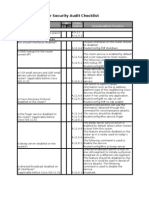 ISO 27001 Router Security Audit Checklist: No Router Policy Ye S