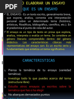 Como Elaborar Un Ensayo